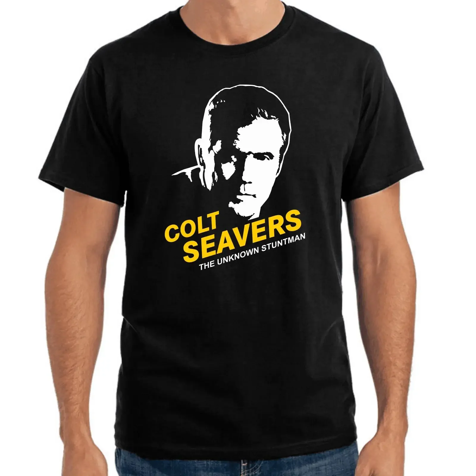 Colt Seavers The Unknown Stuntman Likeness Cult Retro 80s Series TV Fan T Shirt vintage Washed designer clothes