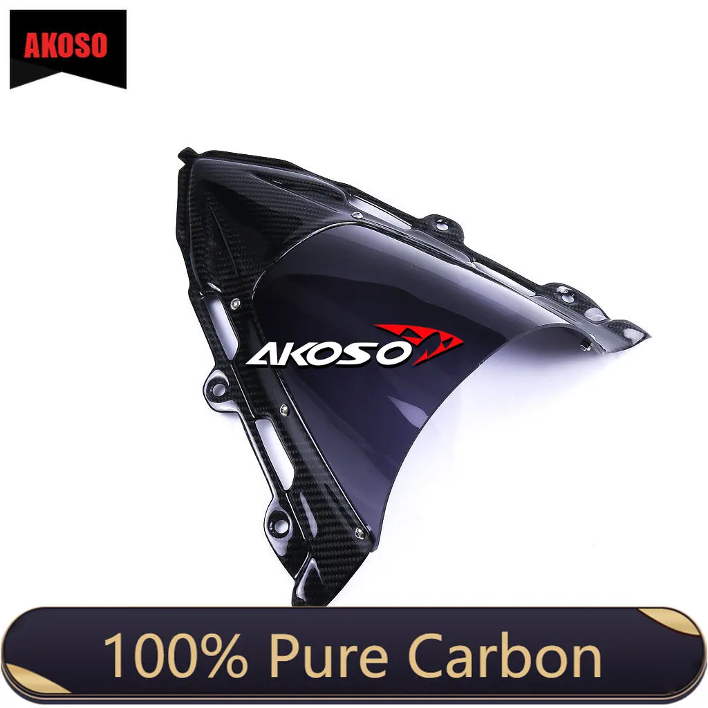 

100% 3K Full Pure Carbon Fiber Motorcycle Windshield Windscreen Fairing Kits For HONDA CBR650R CB650R 2019 2020 2021 2022 2023