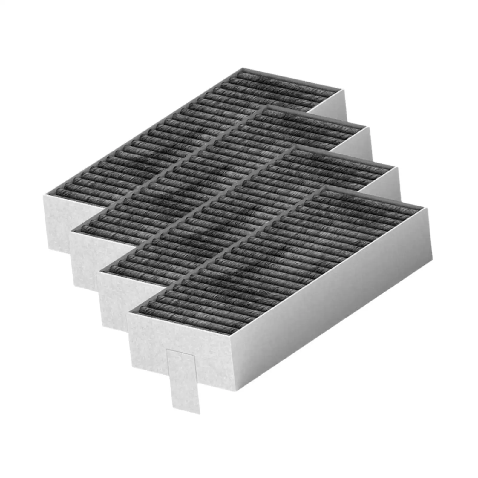 4 Pieces Carbon Filter Part Kitchen Oil Filter Replacement Kitchen Gadget