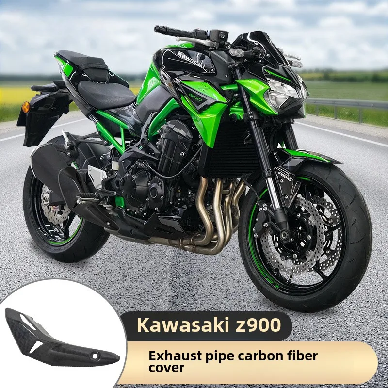 Suitable for Kawasaki Z900 17-24 Year Exhaust Pipe Cover Anti Drop Shell GBRacing Exhaust Pipe Protection Cover Edge Cover