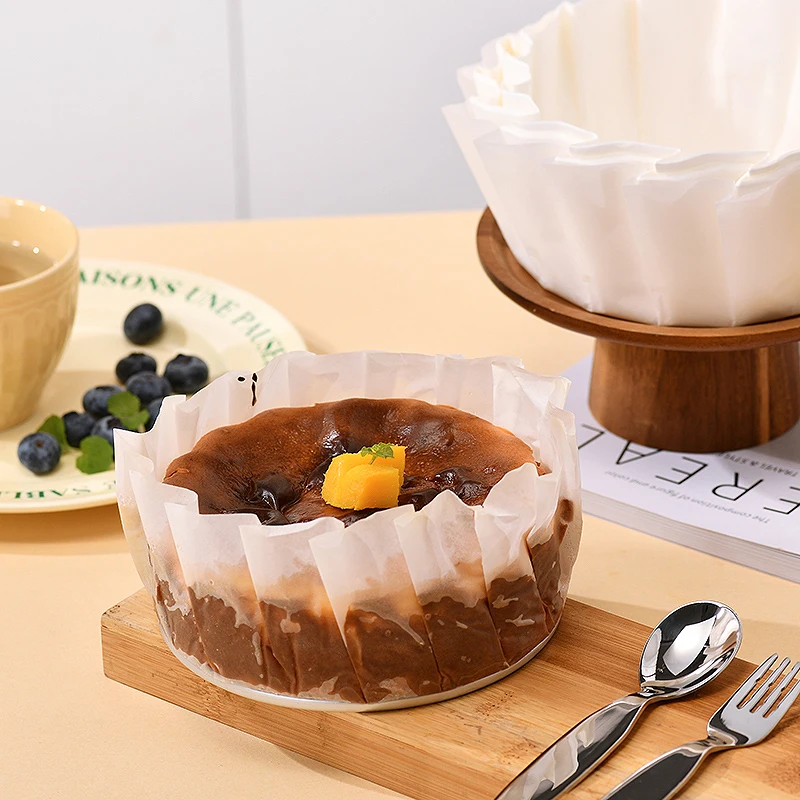 ✰✪50pcs 4 6 8inch Foldless Cupcake Liner Baking Cup For Wedding Party Muffin Cake Mold Paper Cup Oilproof Cake Wrap