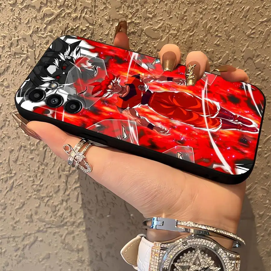 حافظة لهاتف سامسونج جالاكسي A23 A53 A51 A73 A24 A55 A35 A26 A72 A36 A41 A22 A52 A25 A71 A32 أسود ناعم