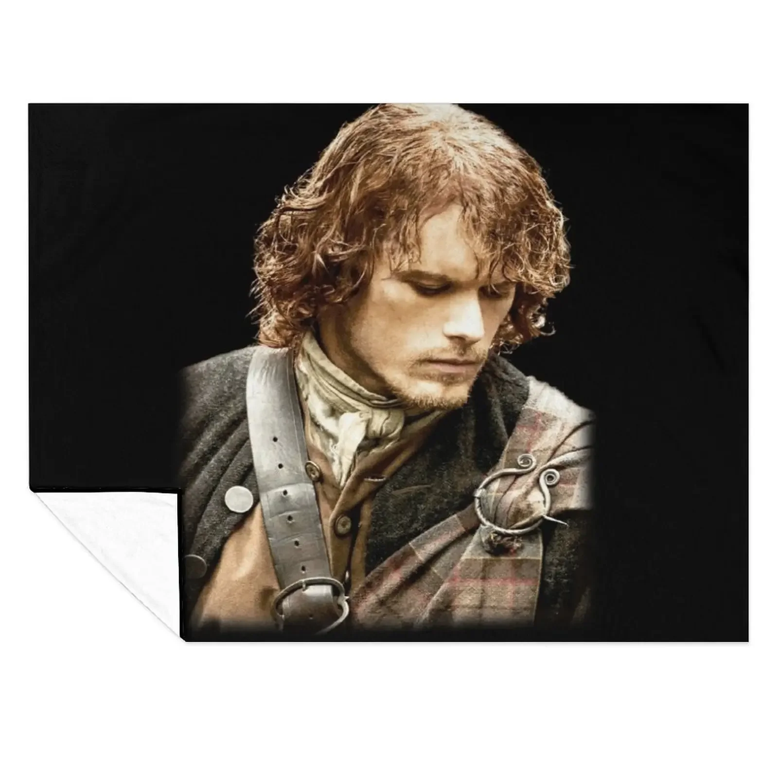 

Jamie Fraser Throw Blanket Blankets For Sofas bed plaid blankets and throws Beach Blankets