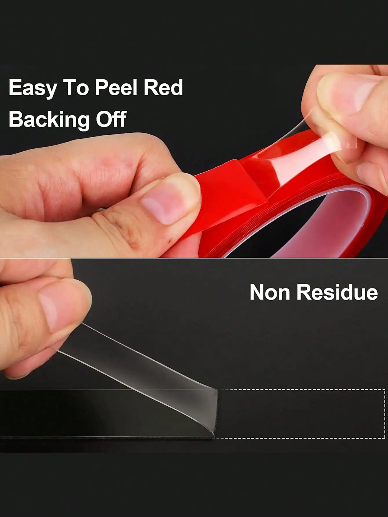 1 bis 5 Rollen doppelseitiges rotes Klebeband für Nägel, starker Acrylkleberstreifen für Nagelverlängerungen, DIY-Maniküre-Werkzeuge – Detail 8
