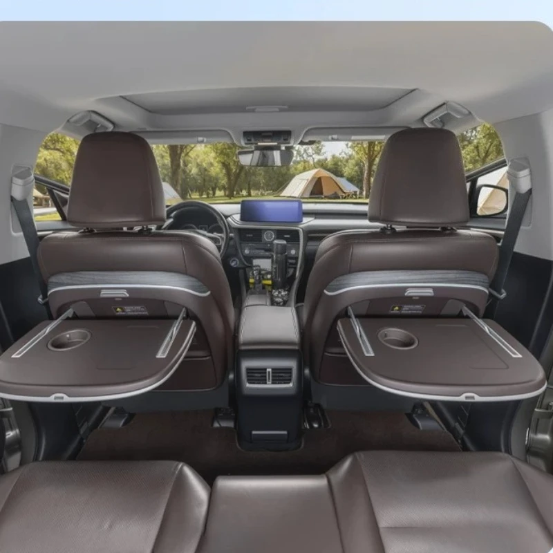 Rear‑Seat Folding Table Multi‑Functional Desk Tray Custom Precise Fit Sturdy Car Accessories For Lexus RX200t/RX350 2016-2022