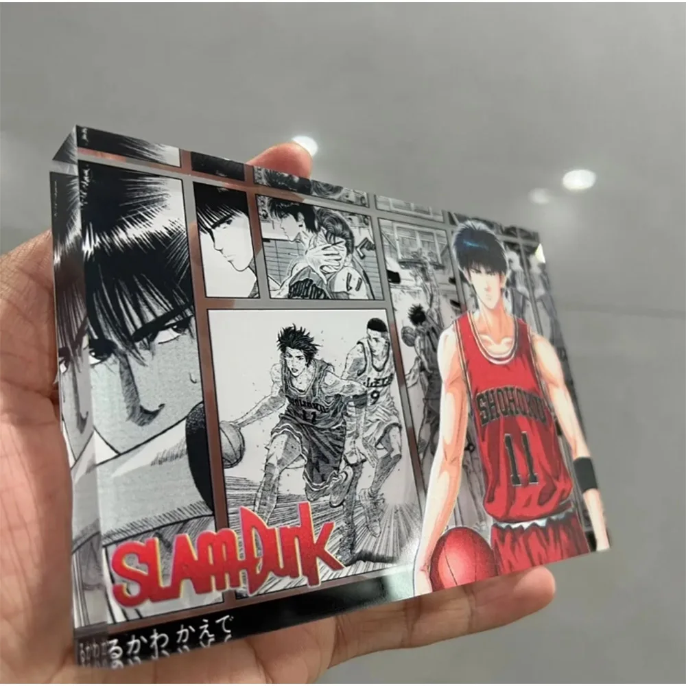 Slam Dunk DIY Collectible card bricks Rukawa Kaede Sakuragi Hanamichi Akagi Takenori Miyagi Ryota Holiday gifts Board game boys