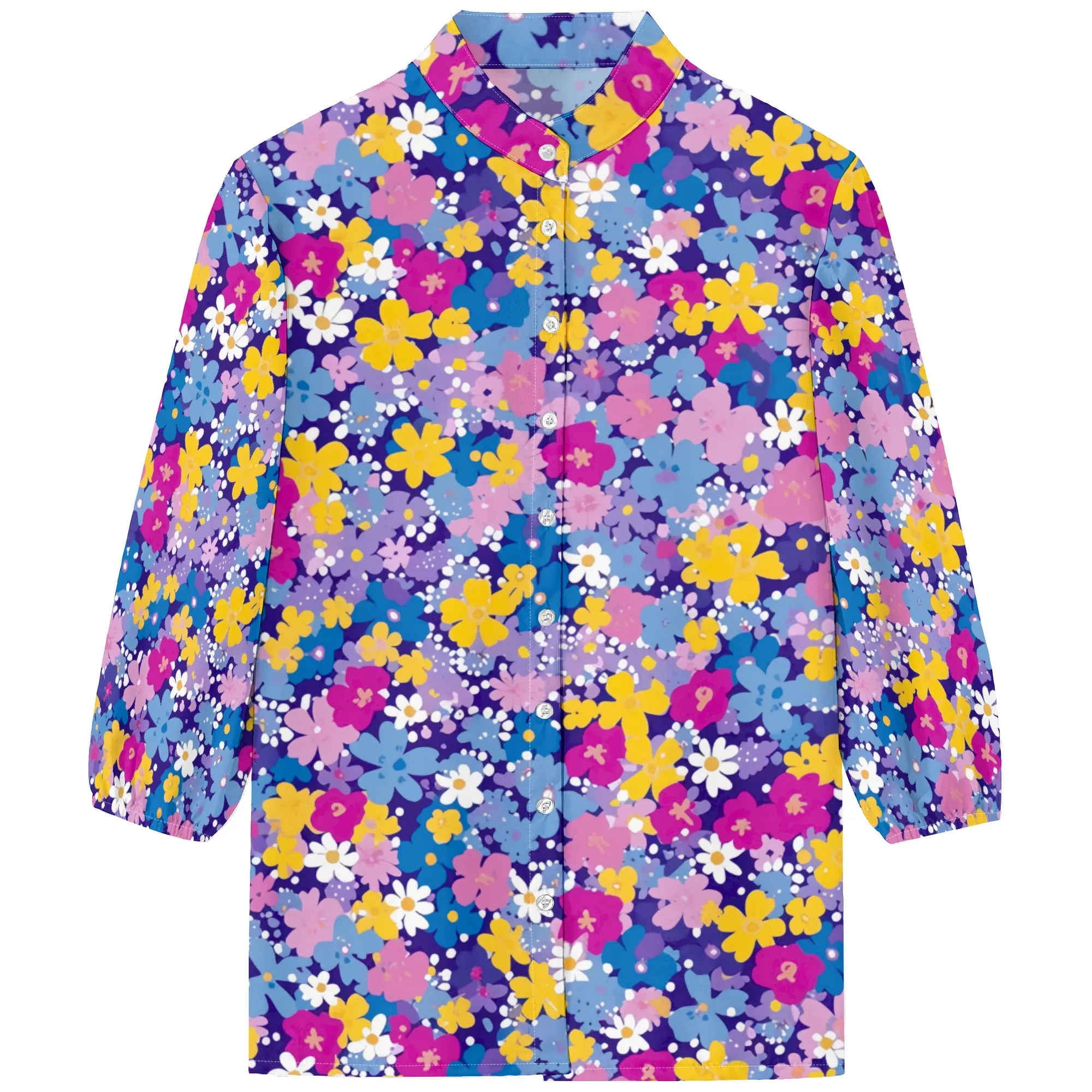 Рисунок 4 - Женские рубашки на пуговицах с цветочным узором