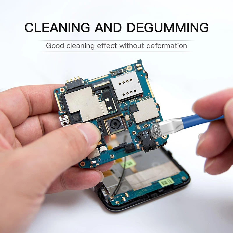 Sichere Antistatik-Reinigungsbürste für Motherboard und Leiterplatten, Handy-Reparaturwerkzeug-Set mit Doppelkopf für Bequeme Anwendung – Detail 4