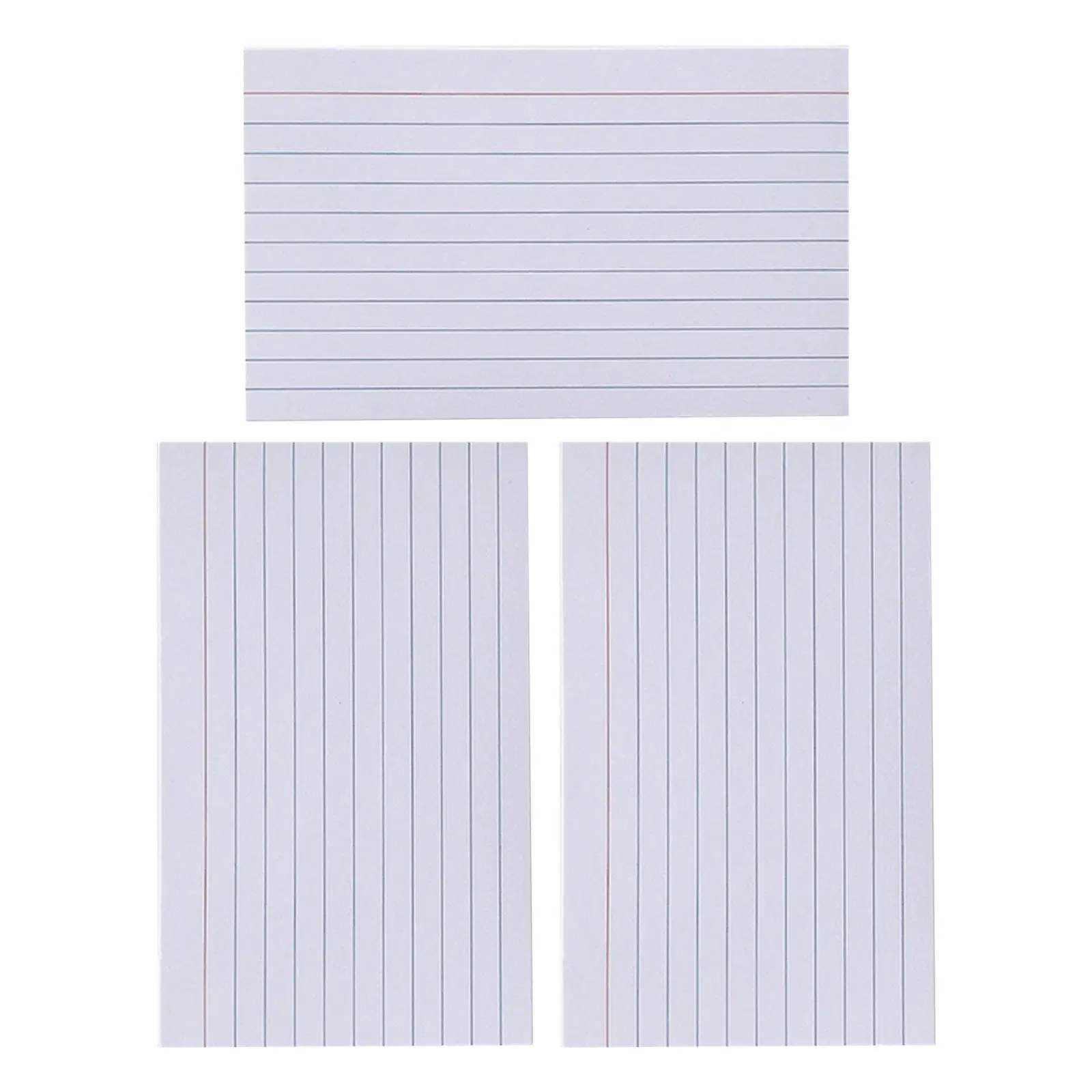 600Pcs Ruled Index Cards Double Sided Lined Oxford Note Cards for Study School Presentation Flashcards Card