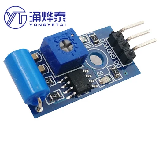 YYT 2PCS Normally closed vibration sensor module Alarm sensor module SW-420