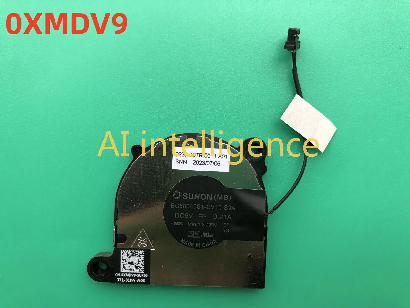 XMSJ Original for DELL Alienware M16 M18 R1 Main board FAN 0XMDV9