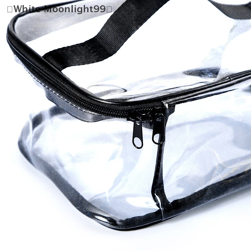 〔White〕Large Capacity Transparent Mesh Zipper Toy Storage Bag Puzzle  Block Organizer Ideal For Toy & Building Block Storage