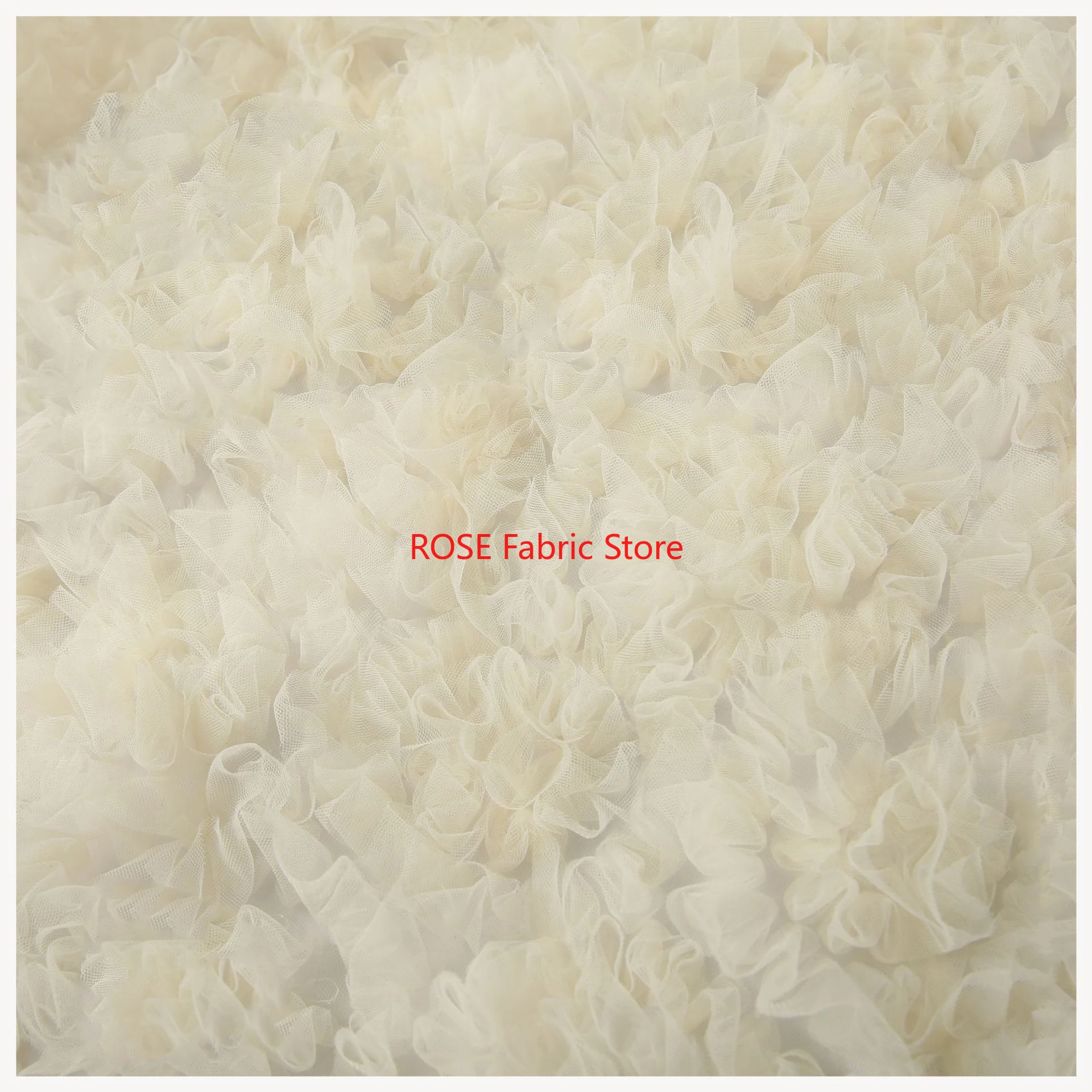 1 ياردة مجردة رغوة شبكة التطريز النسيج اللباس المعطف صنع الأزياء مصمم النسيج