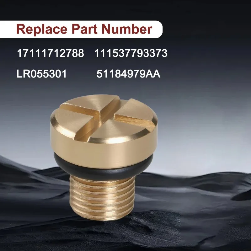 2Pcs Brass Radiator Coolant Expansion Tank Bleeder Screws for BMW E92 E90 E36 E39