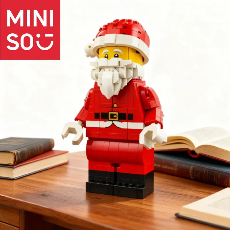 2025 MOC الشكل مهرجان محدود 40820 كتل 761 قطعة نسخة موسعة يصل مقياس سانتا Minifigure صبي فتاة اللعب هدية الكريسماس