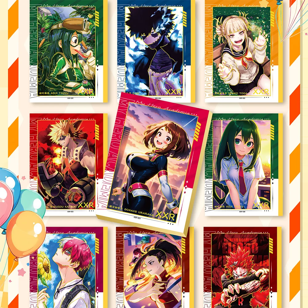 My Hero Academia Collection Cards Box Rare Person SGR SGP SCR XXR Card Anime Game Battle Trading Card Dzieci Zabawka Prezent Urodzinowy