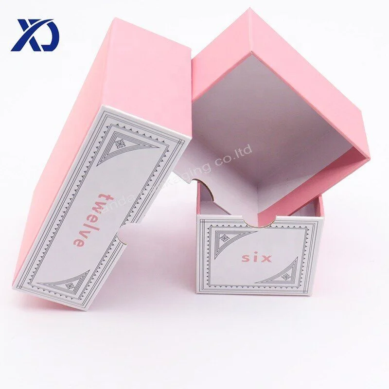 Festive Treat Empty 12Pcs 24Pcs Christmas Countdown Advent Calendar Gift Box Cosmetic Advent Calendar Custom Box With Tray