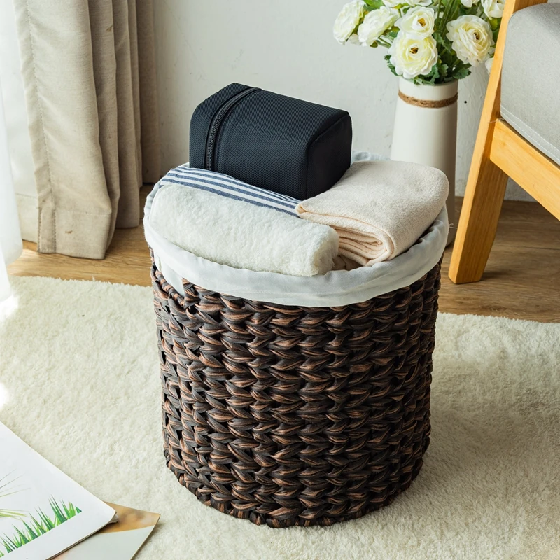 Коричневый ящик для хранения к – обзор и цена Rattan Plant Basket