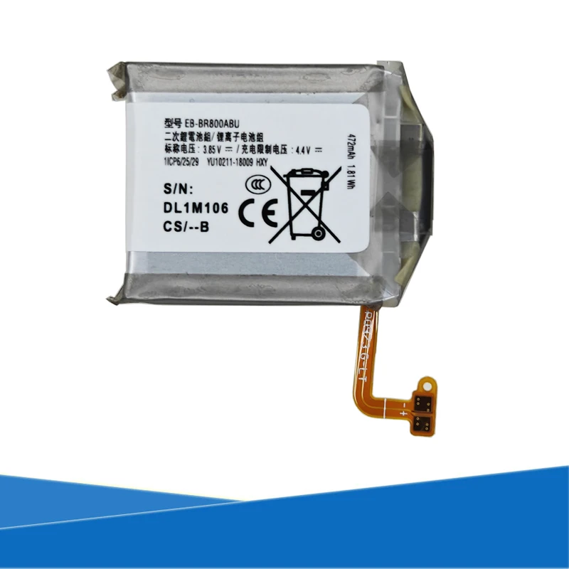 Original Replaces 472mAh 3.85V EB-BR800ABU Battery For Galaxy Buds live For SAMSUNG Smart Device