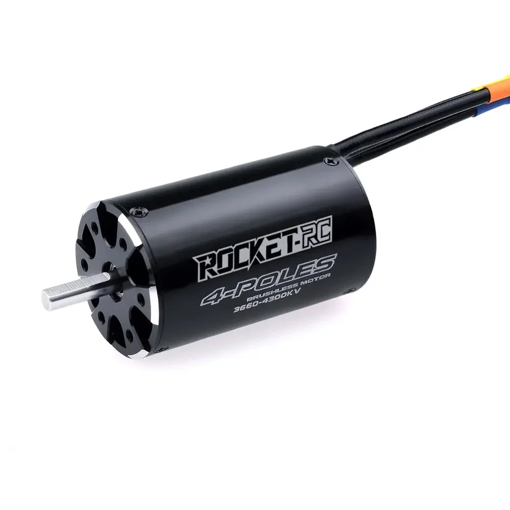 

SURPASS HOBBY Rocket-RC 3660 3670 3680 2600KV 3250KV 1550KV 2280KV Brushless Sensorless Motor 5.0mm Shaft for 800-1000mm RC Boat