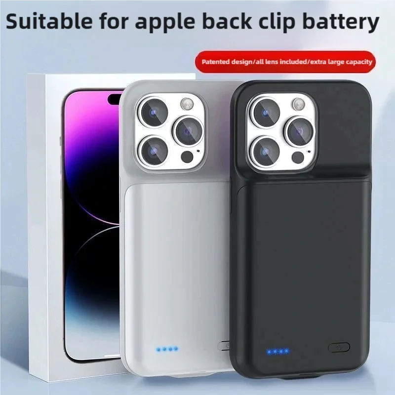 10000mah For iPhone x /xr/xs max back clip battery iPhone15 Plus back clip power bank