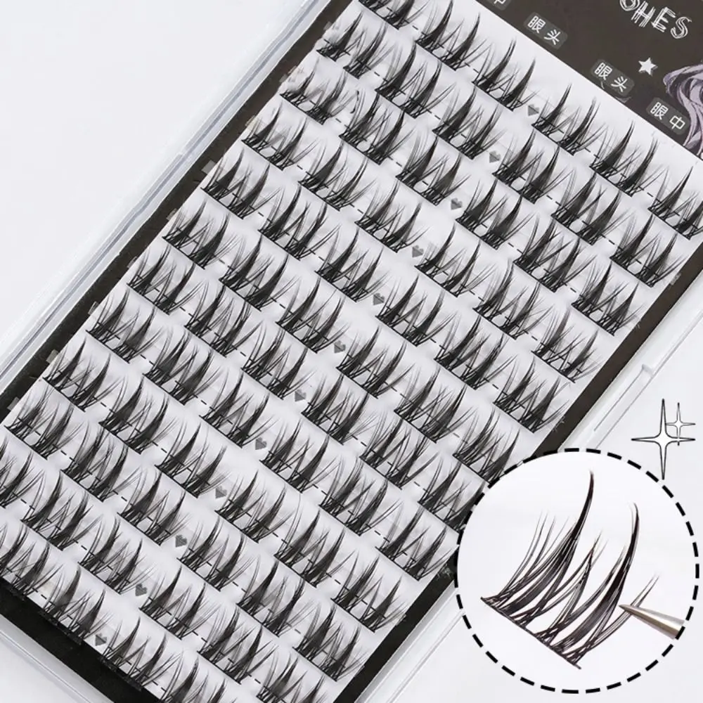 

12 мм индивидуальные кластерные ресницы, милые наращивание ресниц, сегментированные пучки ресниц, долговечные пушистые накладные ресницы «сделай сам»