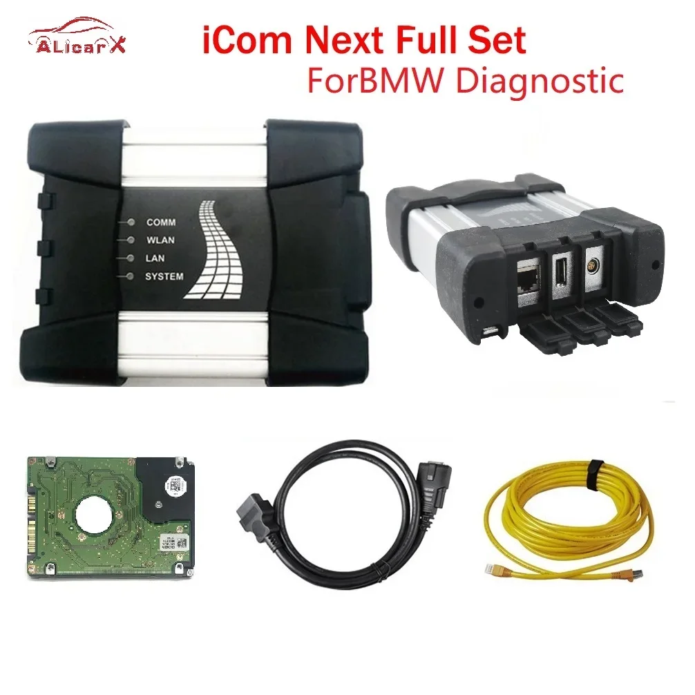 

No Wifi ICOM NEXT Car Diagnostic Programming Tool ForBMW for Mini Cooper car scanner OBD icom NEXT with New Software installed