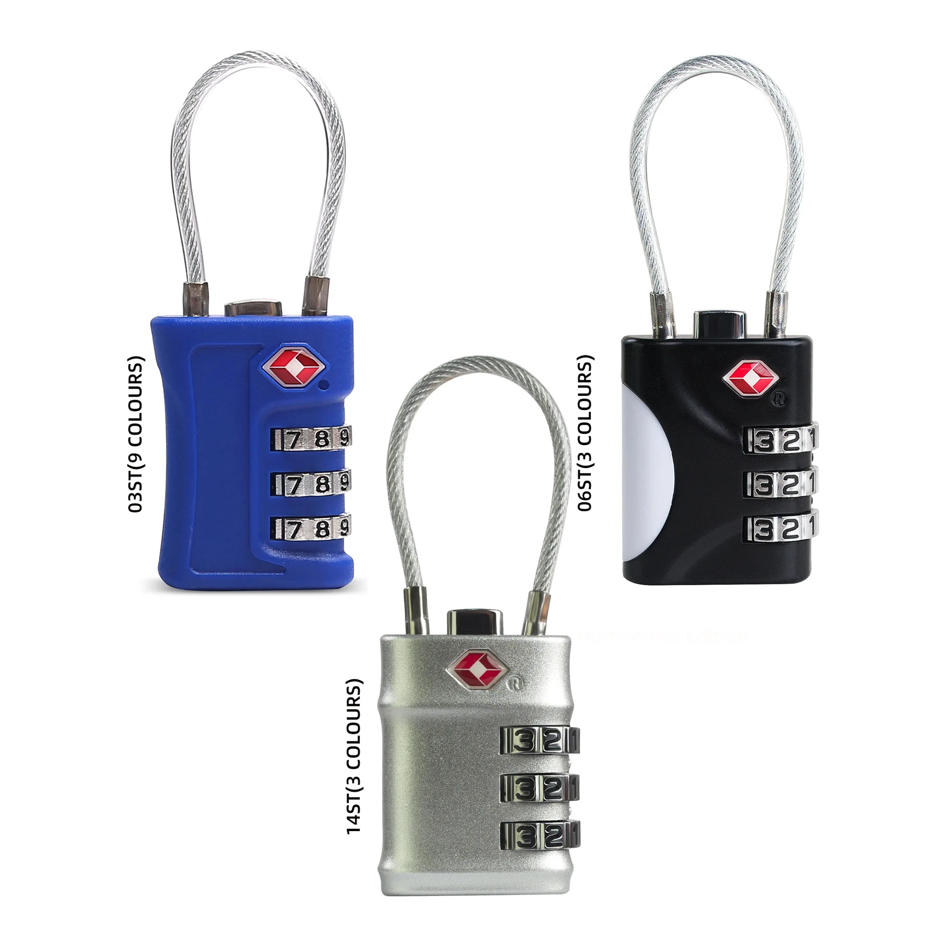 

New Wire Rope Multi-purpose Digital Combination Lock, Bicycle Helmet Anti-theft, Light and Easy To Carry