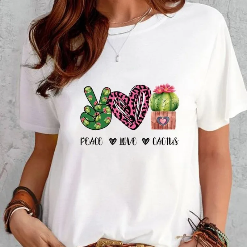 

Простая и милая европейская и американская одежда с принтом, футболка с коротким рукавом, топы в стиле Харадзюку, футболка