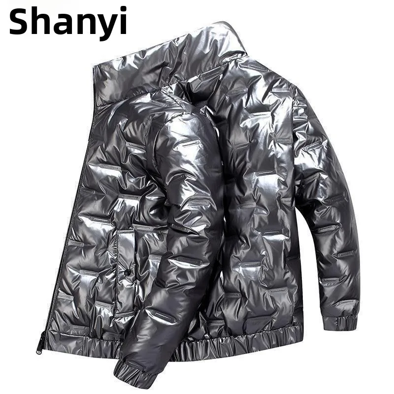 

Мужская зимняя куртка на пуху из хлопка с воротником-стойкой, теплая морозостойкая верхняя одежда iny Surface Long Sle Faionable