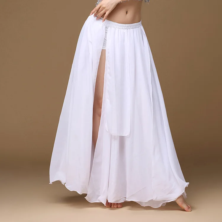 Belly Dance Skirt Split Multilayer Multi-piece Big Swing Dance Skirt Opening Dance Oriental Dance Skirt Summer Dress  Costume