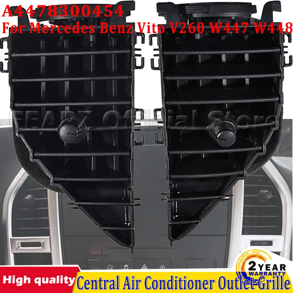

For Mercedes Benz Vito V260 W447 W448 A4478300454 Dashboard Center A/C Grille Vent Central Air Conditioner Outlet Grille