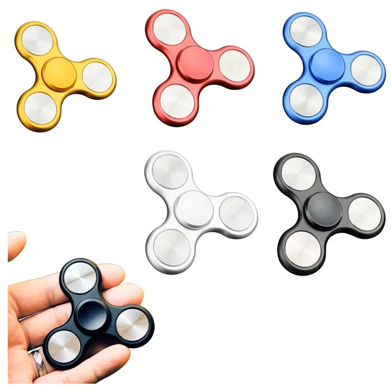 

Adult EDC Metal Fingers Stress Relief ADHD Toy Fingertip Hand Spinning Gyroscope - Brain Teaser Handheld Game for Concentration