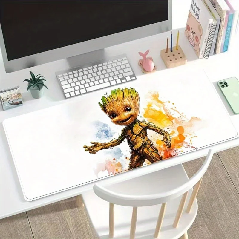 Podkładka pod mysz Universe Groot - wytrzymała gumowa podstawa, antypoślizgowa mata na biurko do gier i biura, żywy wzór superbohatera, idealny prezent dla...