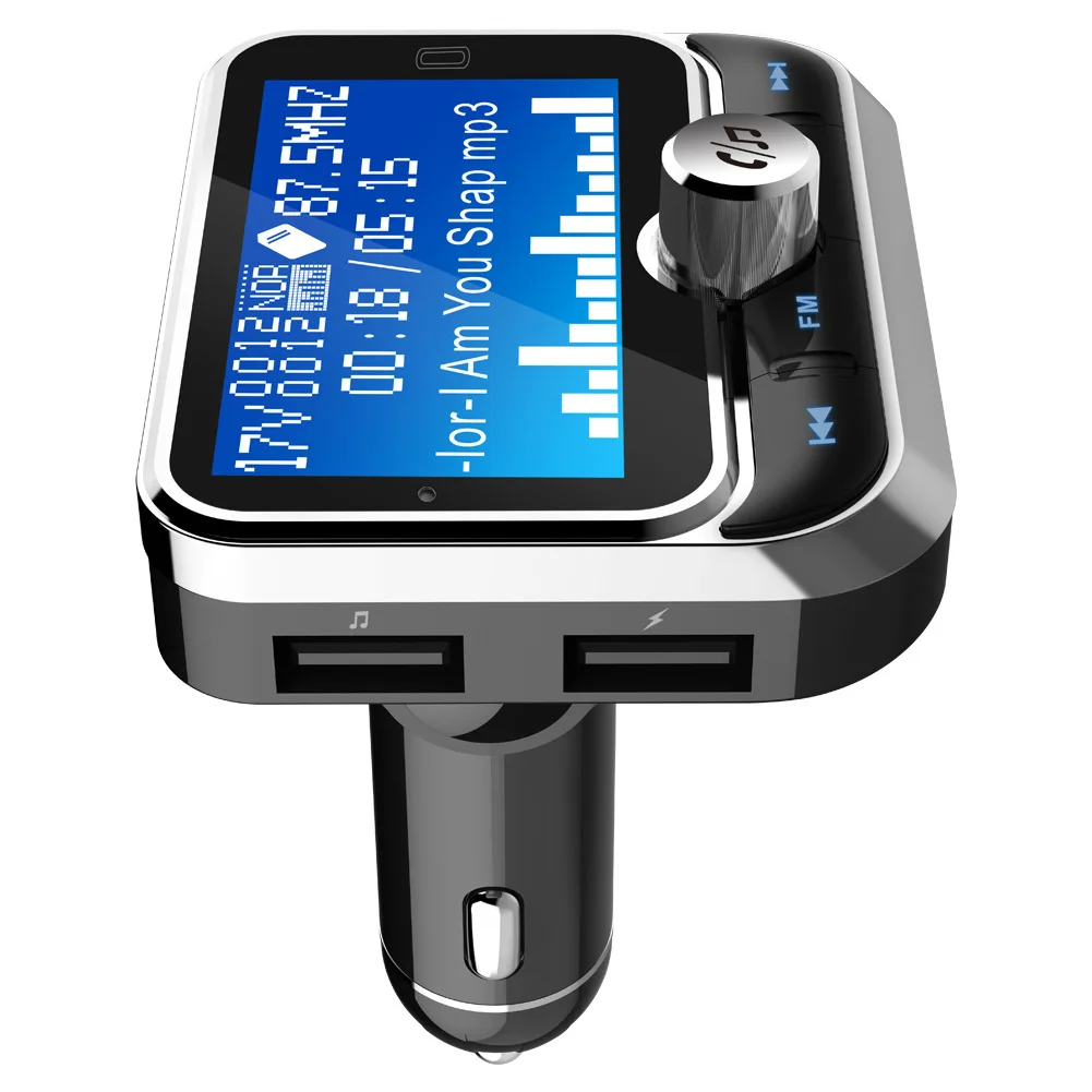 BC32 Creative Car FM Transmitter Bluetooth MP3 Player Dual USB Car FM Zender Modulator