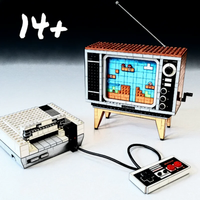 

Новинка 2026 года: Хит продаж! Игровая приставка Super Mario (2938 деталей) – совместимая модель, детские игрушки, подарки на Рождество и день рождения