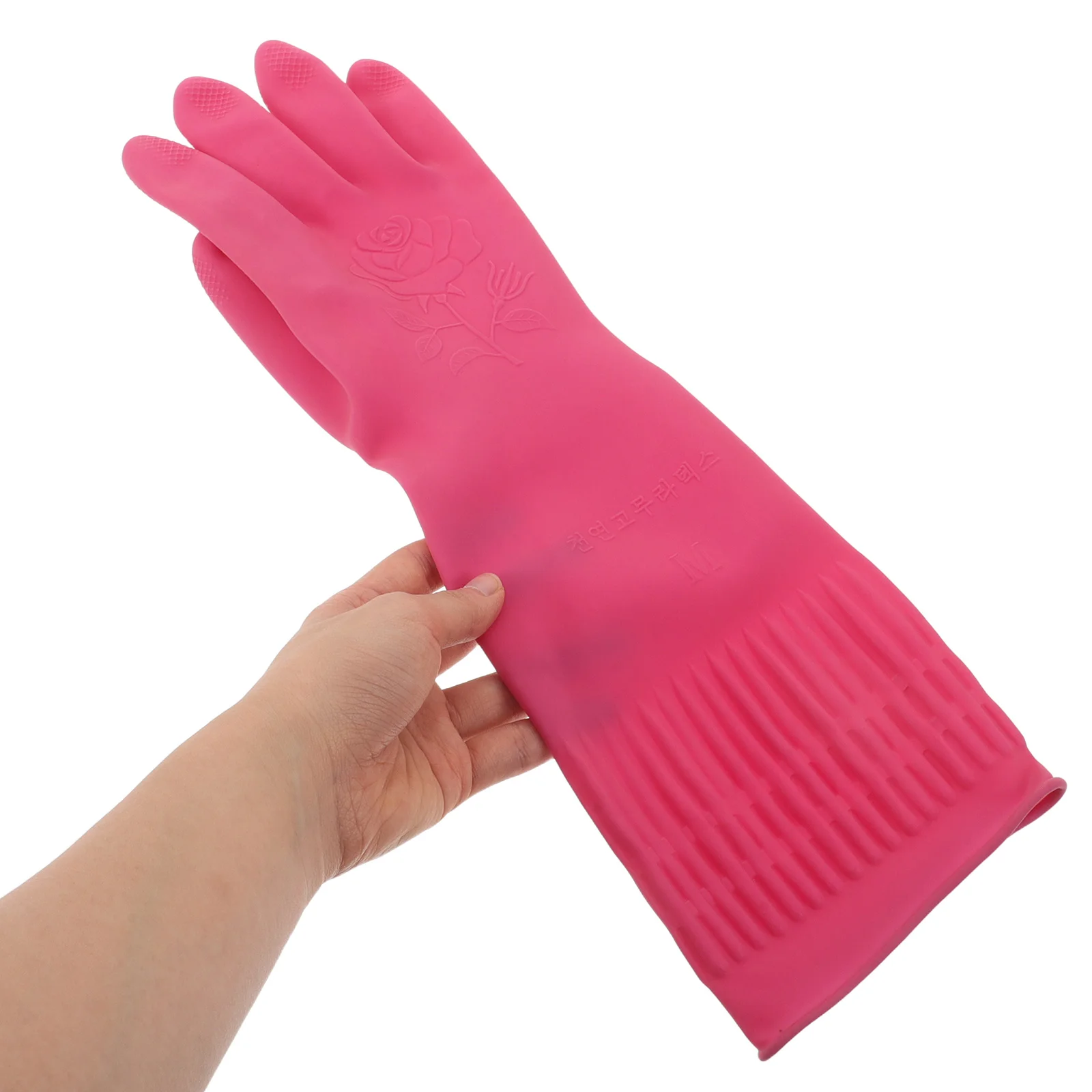 

3Pairs Durable Hypoallergenic Latex Gloves Non Slip Kitchen Dishwashing Reusable for Various Cleaning Tasks Kitchen Gloves