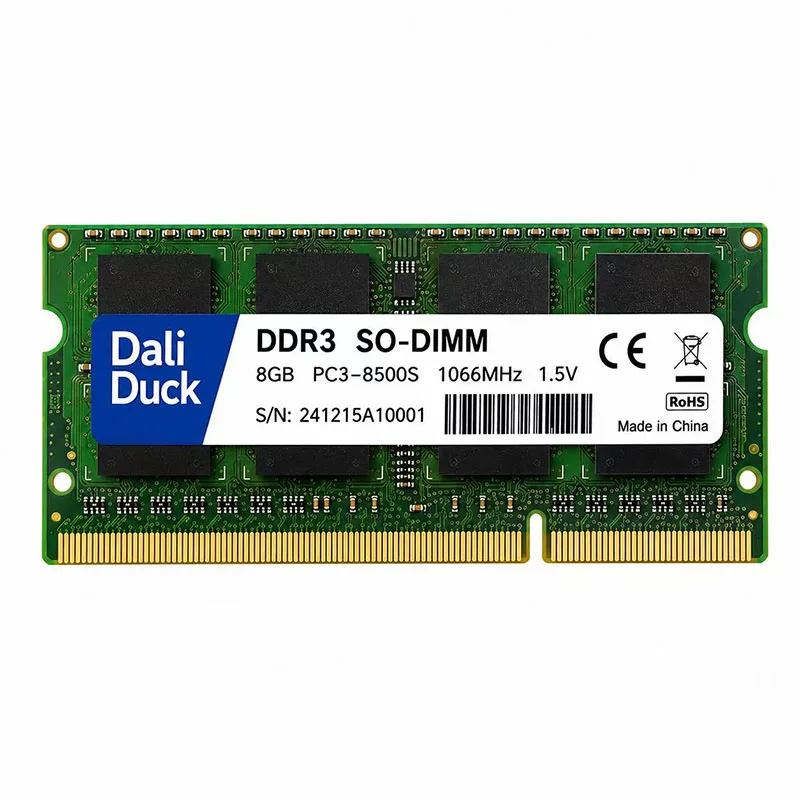 

DaliDuck DDR3L RAM Memory 4GB 8GB 1066MHz PC3L 8500S 204Pin 1.35V SODIMM for Laptop Notebook