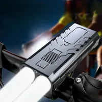 Bike Headlight USB Rechargeable - 6500K Super Bright 2 LED Front Light, IPX5 Waterproof Bicycle Accessories Штуки Для Велосипеда