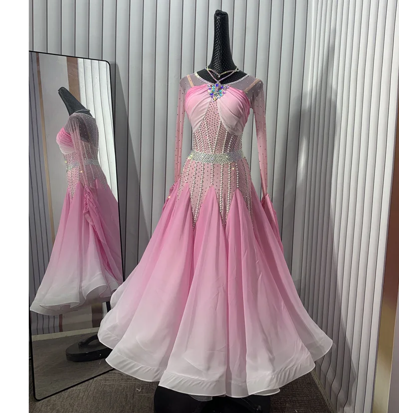 

GOODANPAR Ballroom Dance Competition Dresses Dance Costumes Waltz Dress For Dancing Clothes Dance Wear Dress Rumba Standard