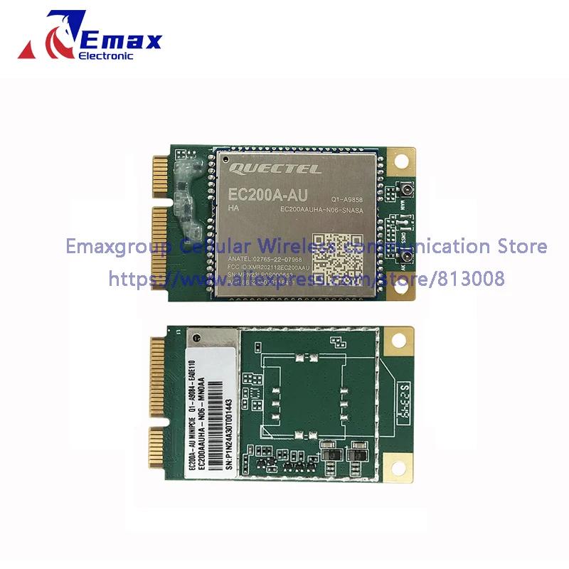 Quectel EC200A-AU PCIE مع هوائي LTE Cat4 وحدة PCIE صغيرة متوافقة مع مودم EC25-AU EC21-AU UC200A-AU EG25-G EC200D