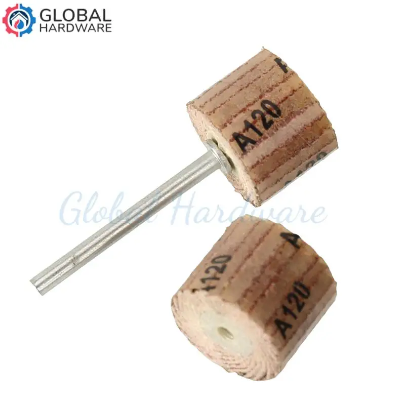 Set Flap Pengamplas dengan Kepala Roda Gerinda Alat Abrasif Pengamplas Penghilang Karat untuk Alat Putar Dremel