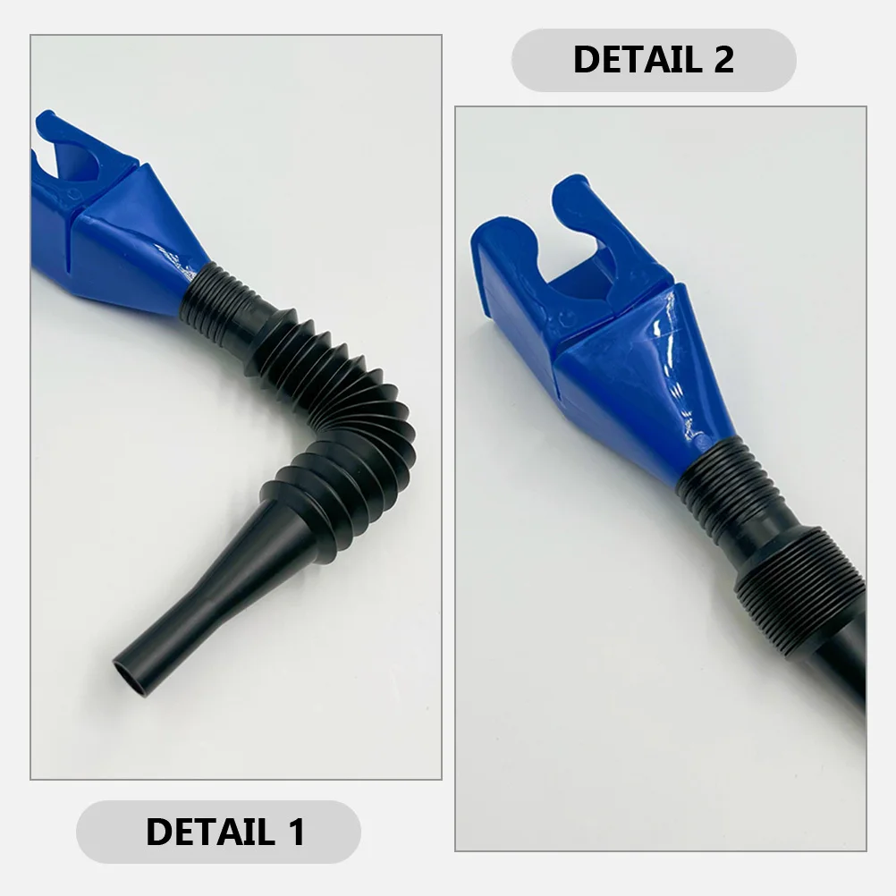 8 pçs portátil dobrável funil de combustível mangueira flexível boca larga motocicleta carro funis de óleo fácil armazenamento mãos livres derramando
