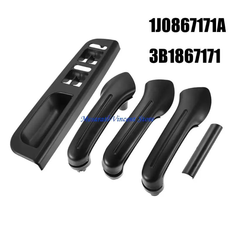 A70F 1 Set ABS Fenster Control Rahmen und Türgriff Dekoration für 1998 2004 Autos – Detail 10