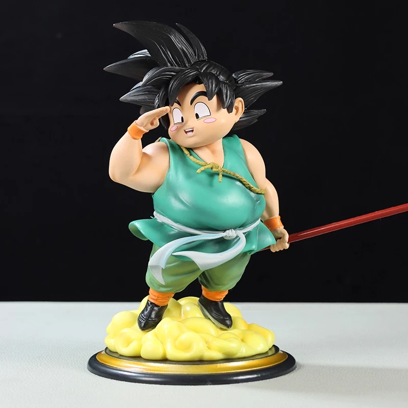 Dragon Ball Animation Peripheral Dolls Desktop Case Ornaments Goodbye Fatty Goku Trendy Toy Figure Two-Dimensional Model
