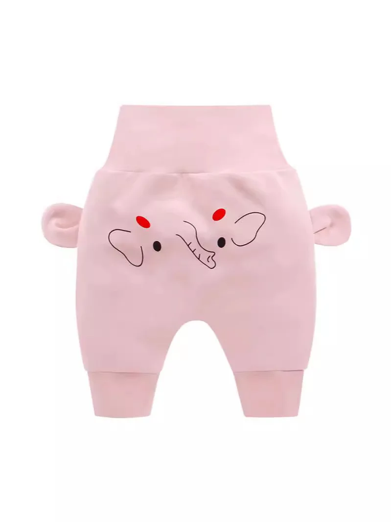 

6M-3T new spring autumn Fashion cartoon cotton boys girls kids children high waist harem pants