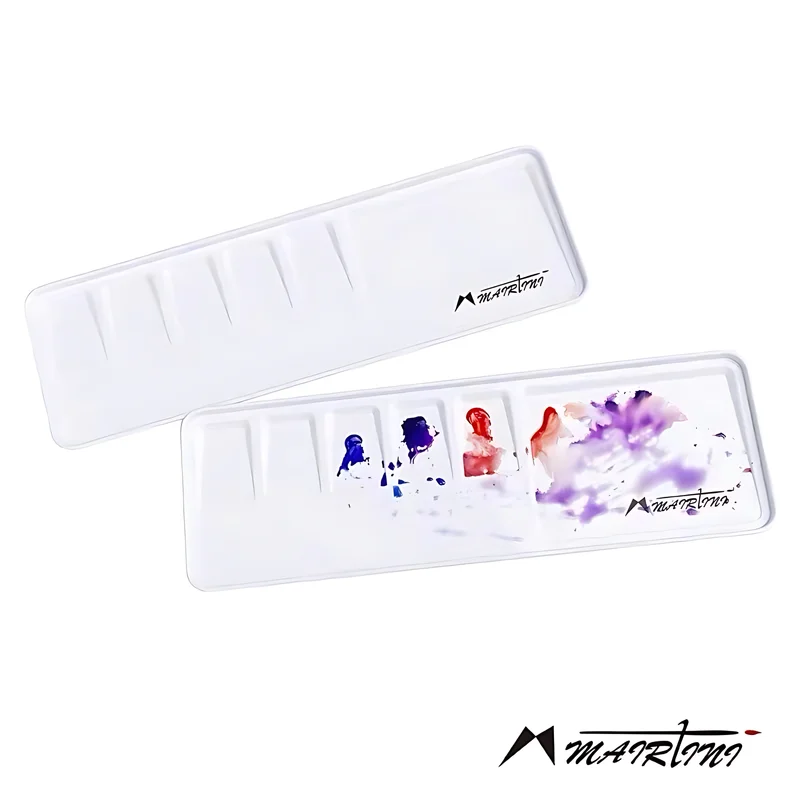 Martini Metallic Palette Watercolor Acrylic Paint Palette Mini Portable Metallic Paint Palette Drawing And Sketching Supplies