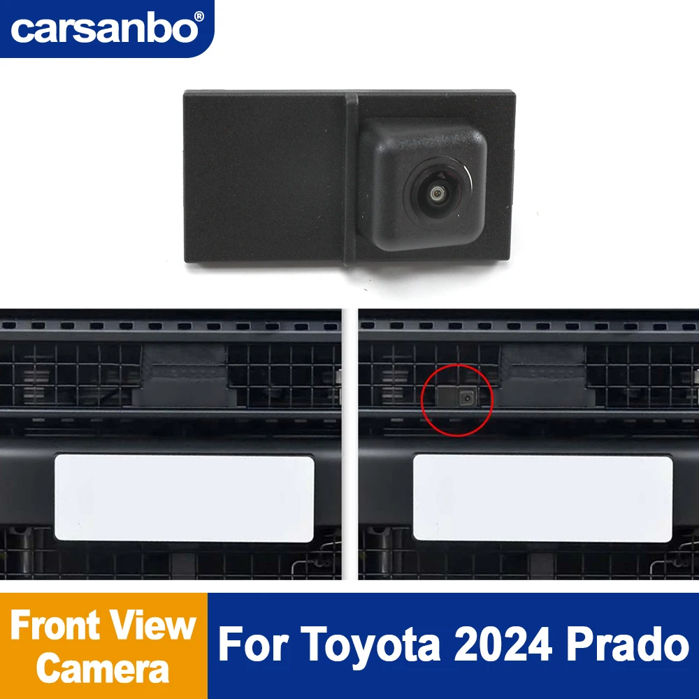 

Carsanbo Car Front View Camera For Toyota 2024 Prado Vehicle Sedan OEM Front Fisheye Camera Night Vision