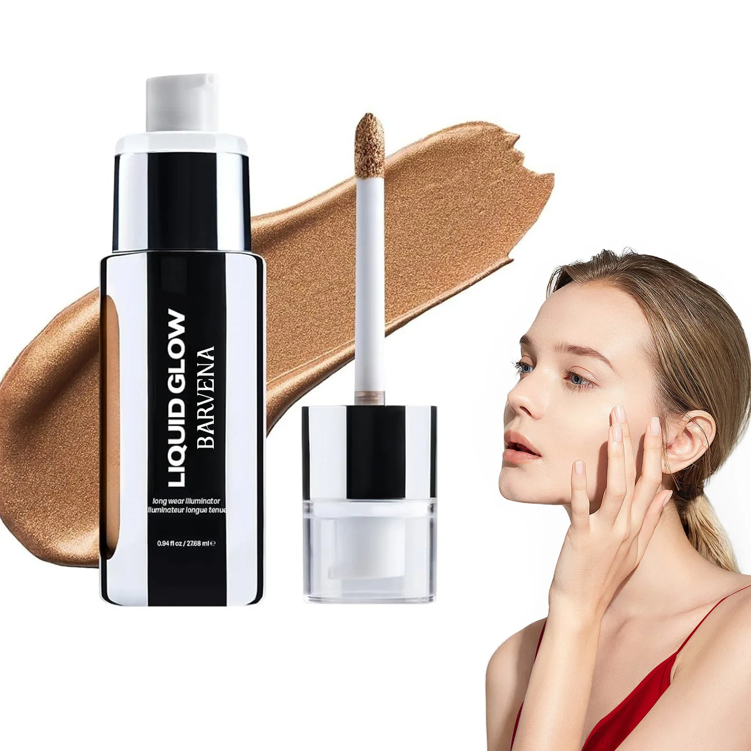 Luminous Concealer Liquid Foundation Makeup Long Wear Liquid Glow Glow Liquide Longue Sticker Face Primer Makeup