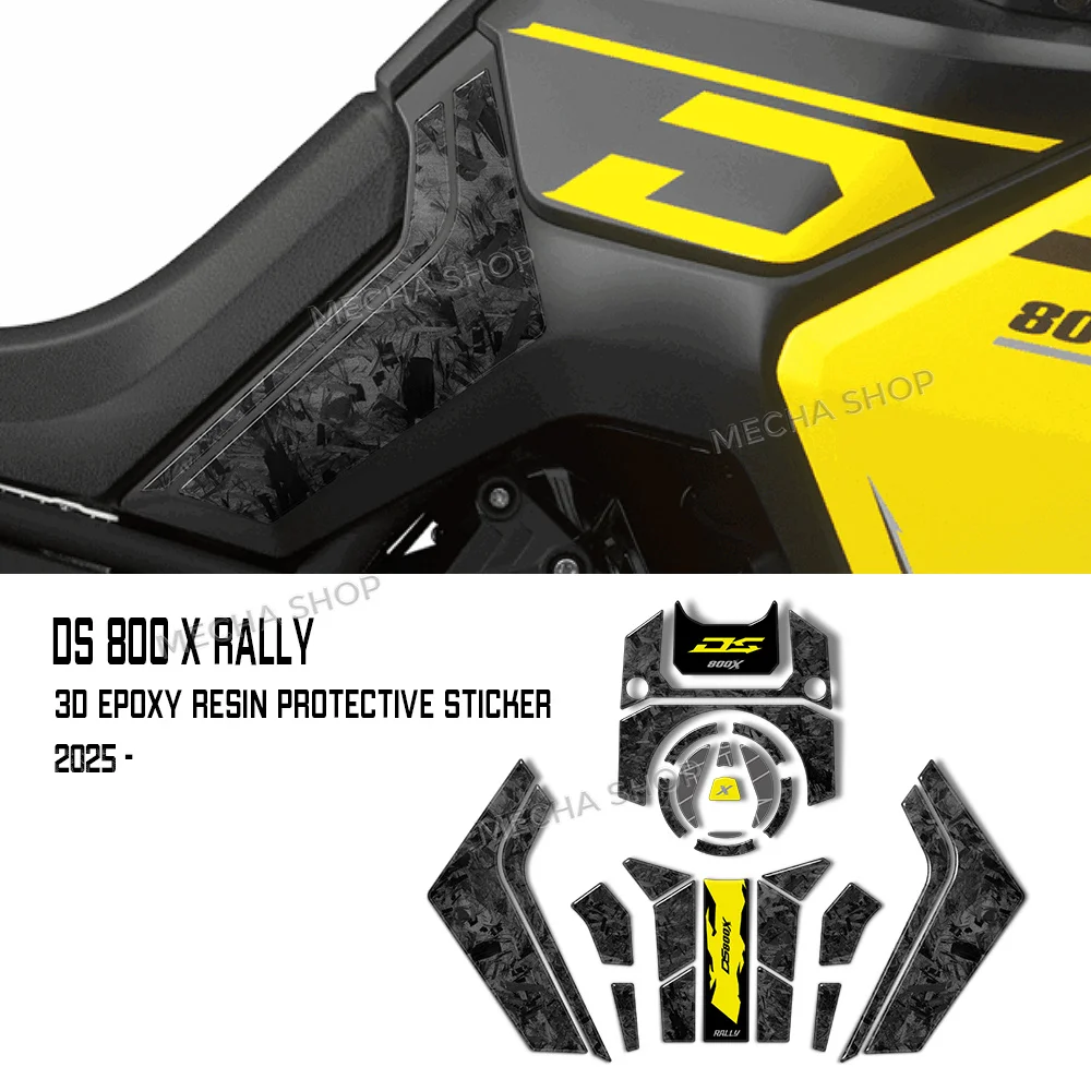 Handguard Stickers for Voge Valico 800DSX Rally 2025 2026 Side Tank Stickers